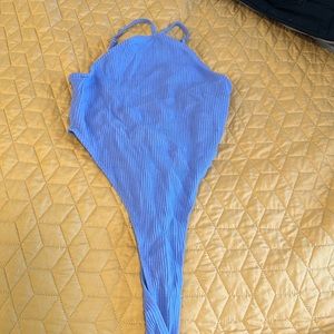 Small Wild Fable Purple High-Leg Thong Bodysuit, BRAND NEW